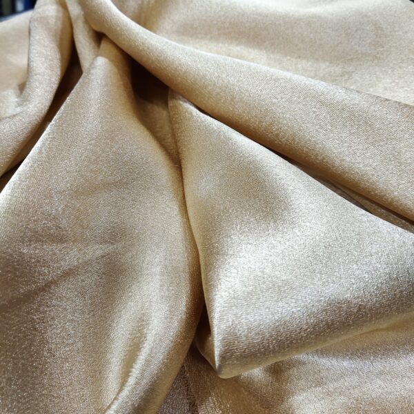 Golden Silk Charmeuse Fabric - Image 5