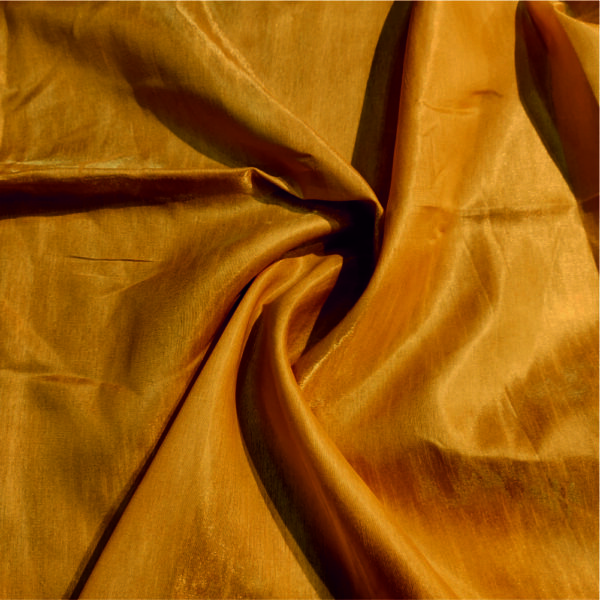 Mustard Yellow Dupion Silk Fabric