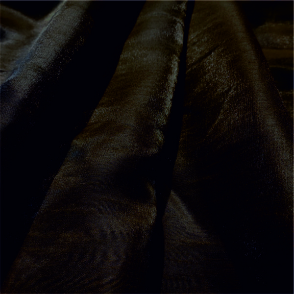 Black Dupion Silk Fabric - Image 3