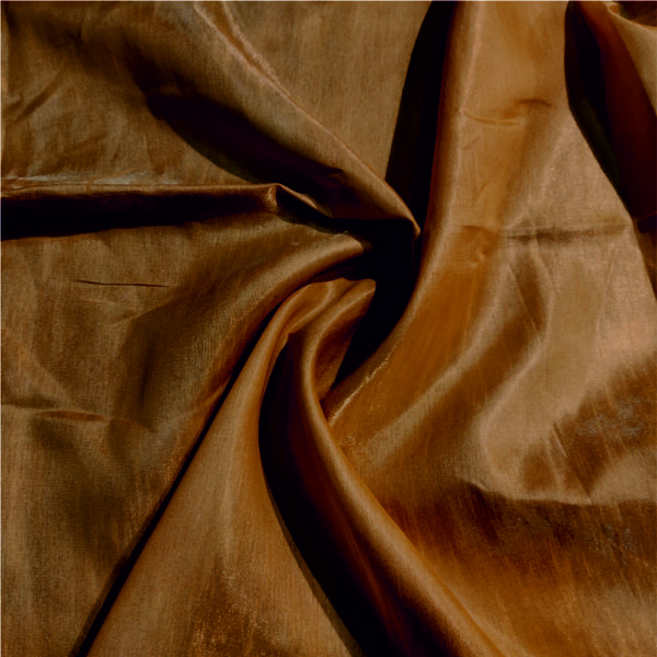 Brown Dupion Silk Fabric