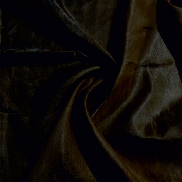 Black Dupion Silk Fabric