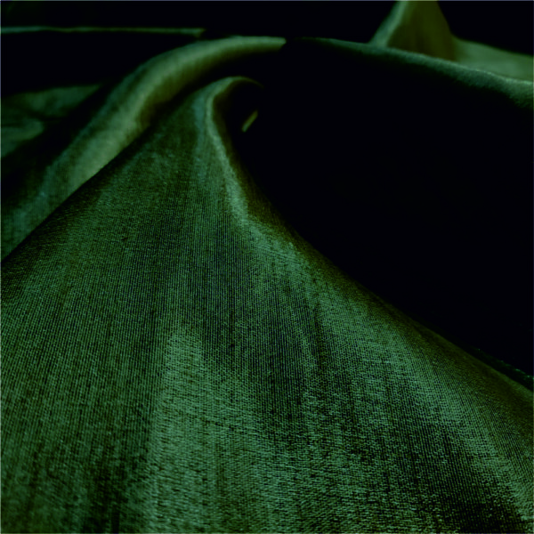 Bottle Green Dupion Silk Fabric - Image 5