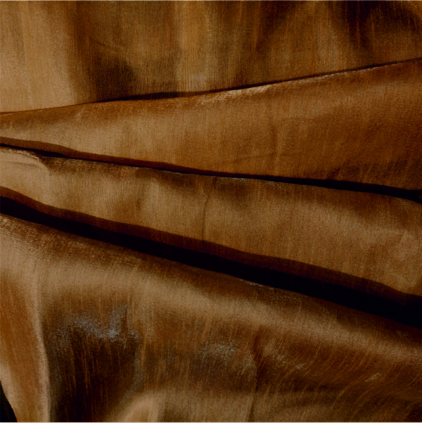 Brown Dupion Silk Fabric - Image 5