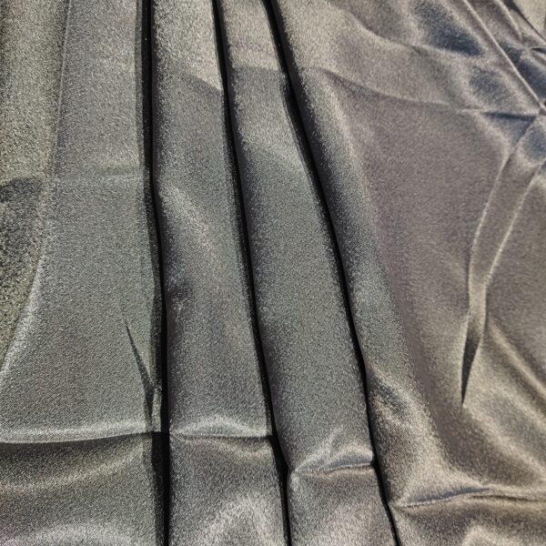 Charcoal Grey Silk Charmeuse Fabric