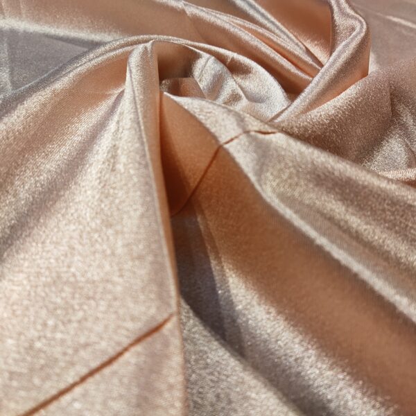 Blush Pink Silk Charmeuse Fabric - Image 4