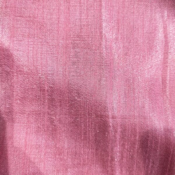 Baby Pink Dupion Silk Fabric - Image 2