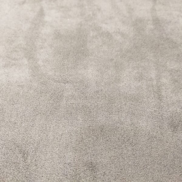 Metallic Grey Plain Suede Fabric (60 inches) - Image 5