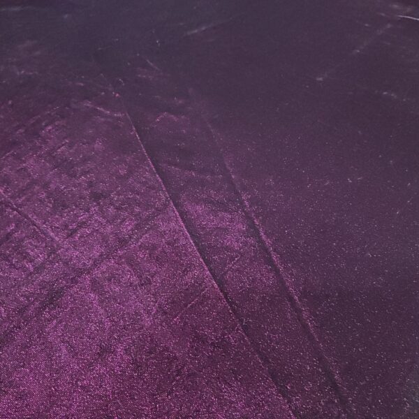 Boysenberry Dual Tone Plain Micro Velvet Fabric - Image 6