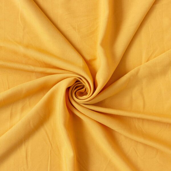 Mango Yellow Dyed Rayon Fabric