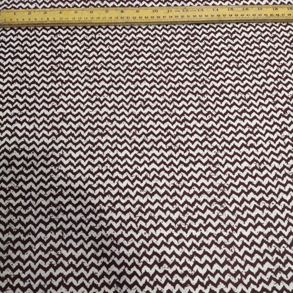 Brown And Cream Sanganeri Print Mix and Match - Cotton Fabric 2 - Image 5